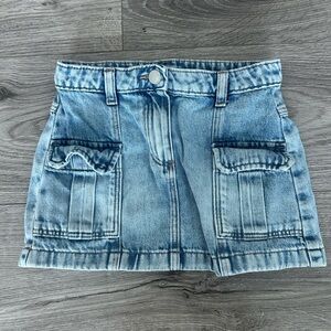 Girls UK Next denim skirt 6 years old